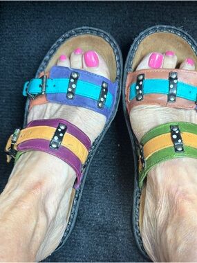 Naot Never Worn Leather Strap Sandals. Perfect!